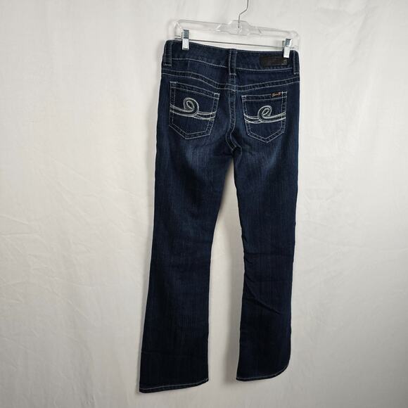 Seven7 Bootcut Jeans Women's 27 Blue Dark Wash - Picture 10 of 16